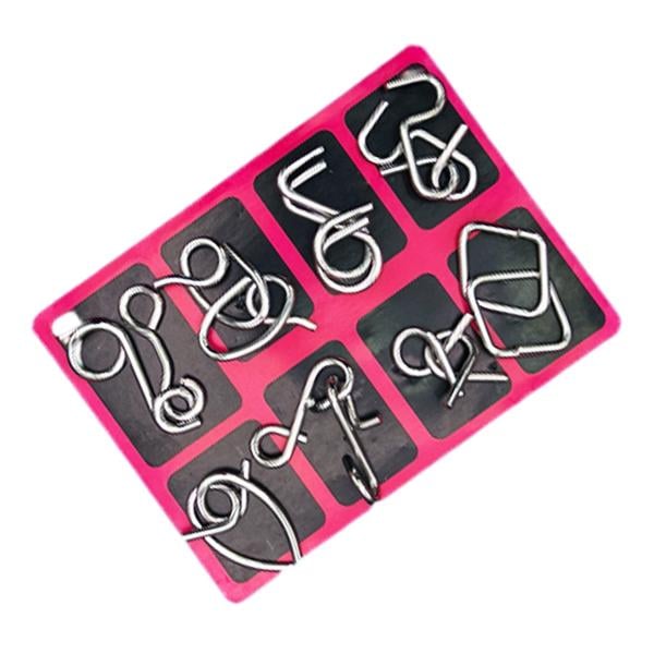 Challenging Metal Puzzle Brain Teaser Ring Toy