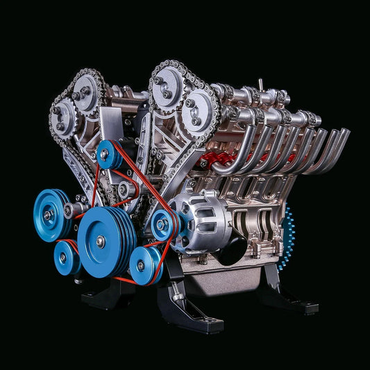 Vintage Car Engine Block Desk Model - Fesara