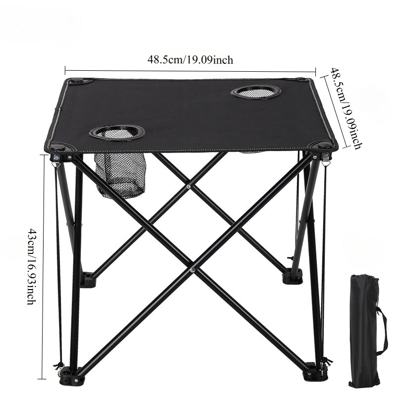 Compact Outdoor Patio Set with 2 Chairs and Table