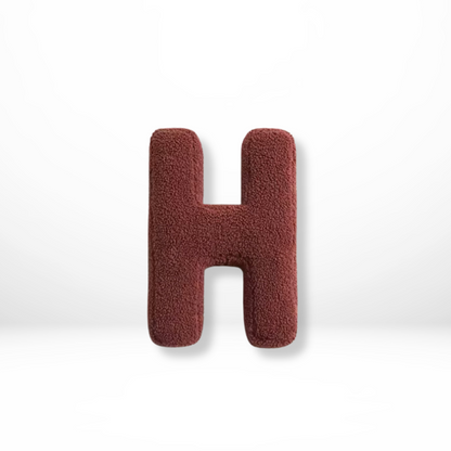 Soft Velvet Letter Pillow With Alphabet A-Z