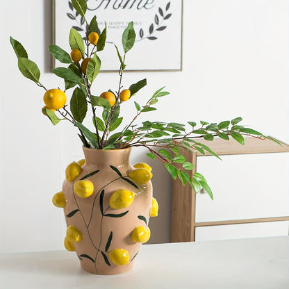 Colorful Ceramic Vase – Beautiful Home Decor Accent - Fesara