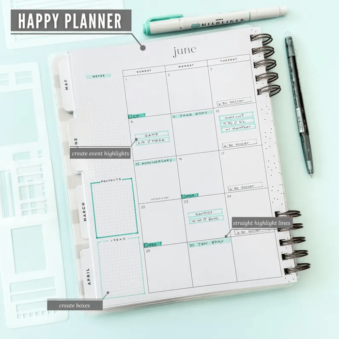 Flexible Planner Organizer Stickers