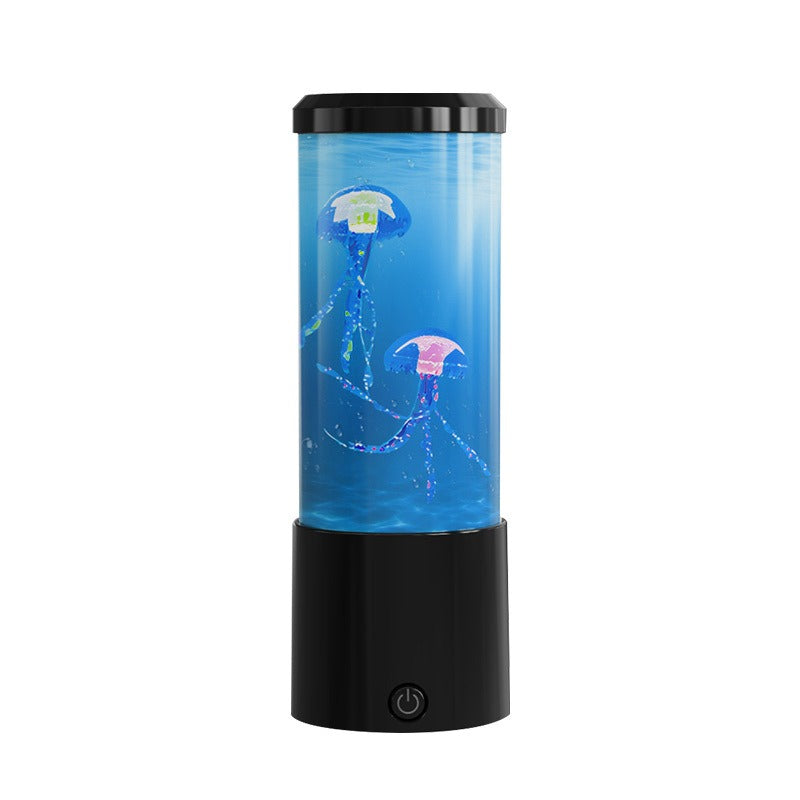 Ocean Blue Jellyfish Table Lamp