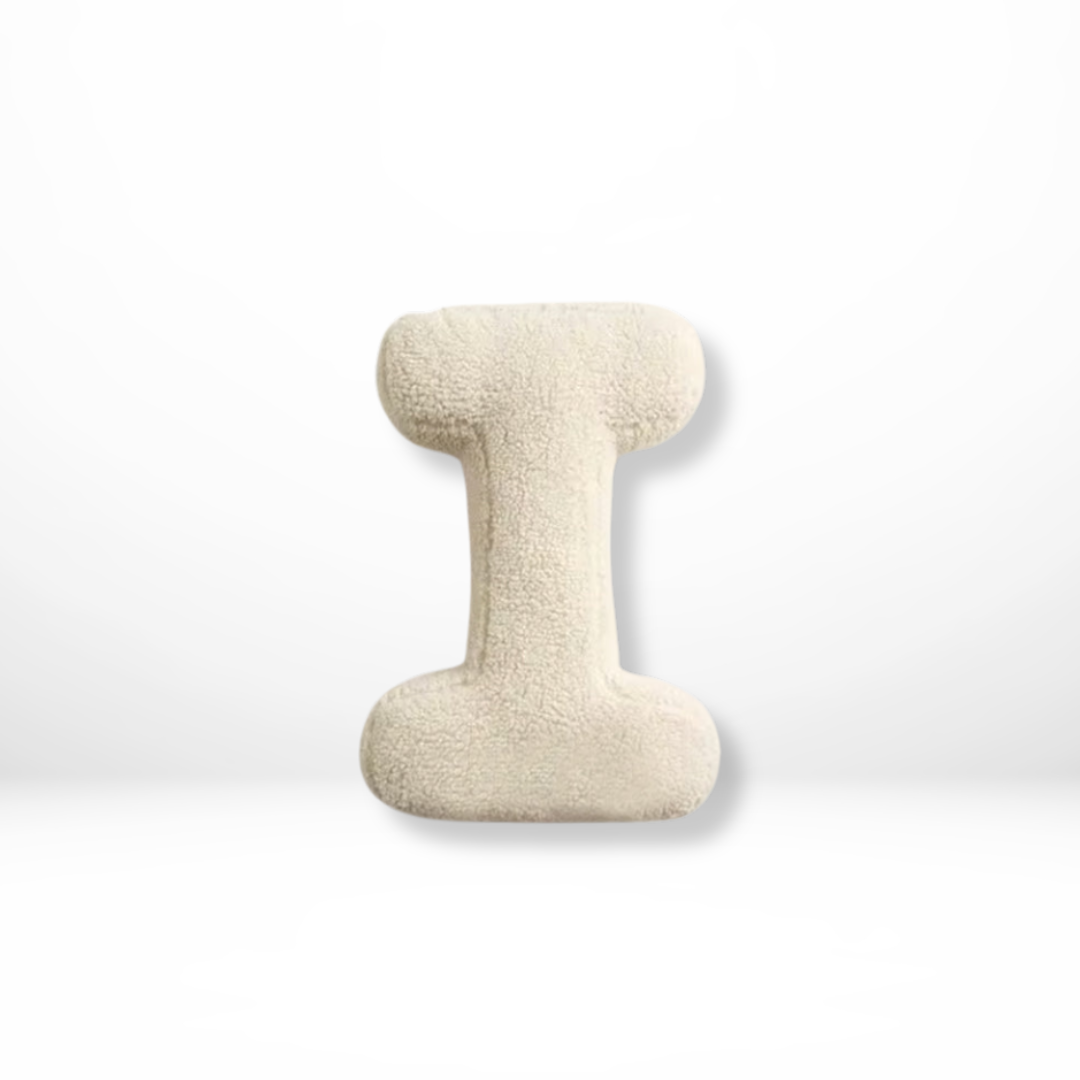 Soft Velvet Letter Pillow With Alphabet A-Z