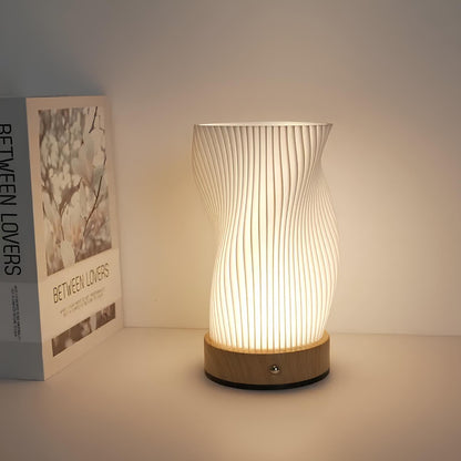 Dimmable Wave Style Modern Table Lamp