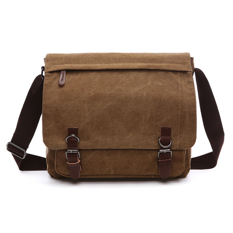 Tough Canvas Messenger Bag for Men
