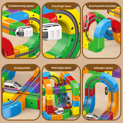 Fun Kids Magnetic Building Track Set