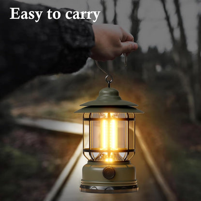 Portable Vintage LED Outdoor Lantern