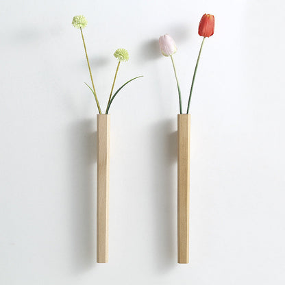 Simple Floating Glass Wall Vase Set