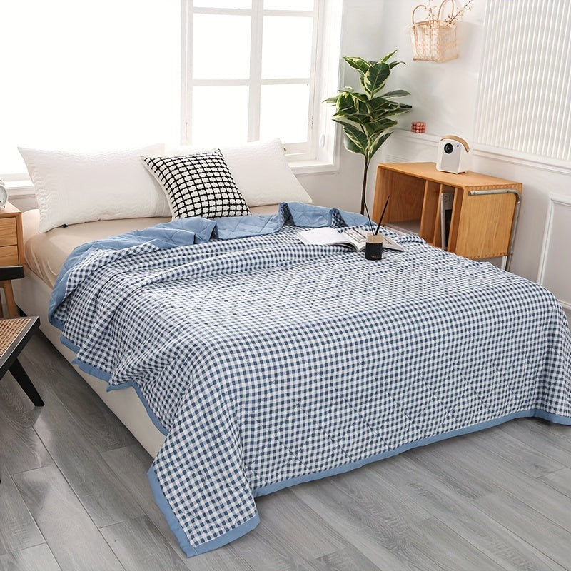 Fesara | Classic Lightweight Plaid Throw Blanket