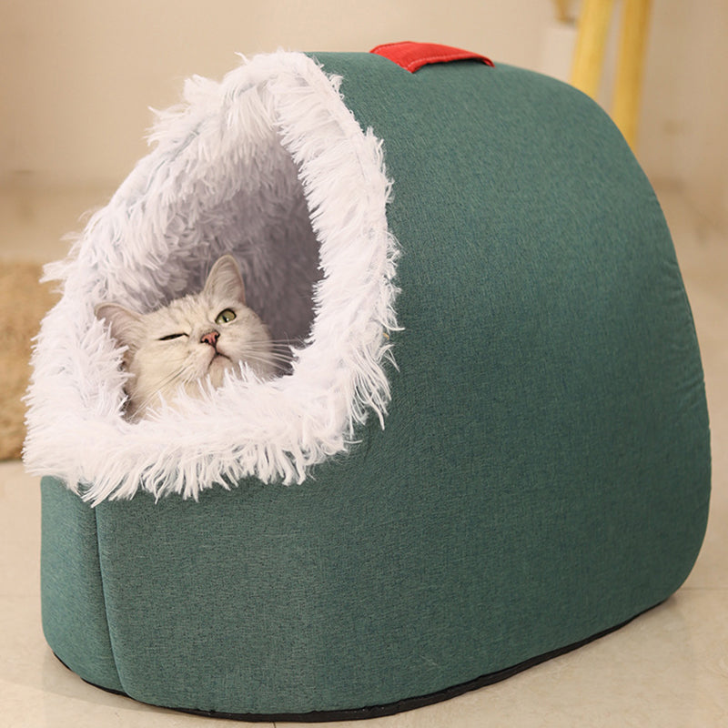 Fesara Plush Pet Hideaway Bed - Fesara