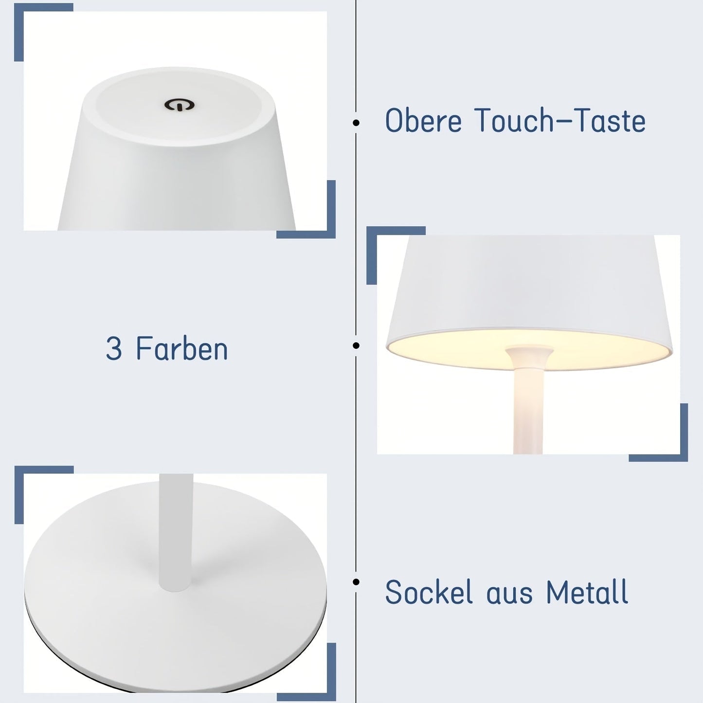 Compact Battery Powered Desk Light Lamp