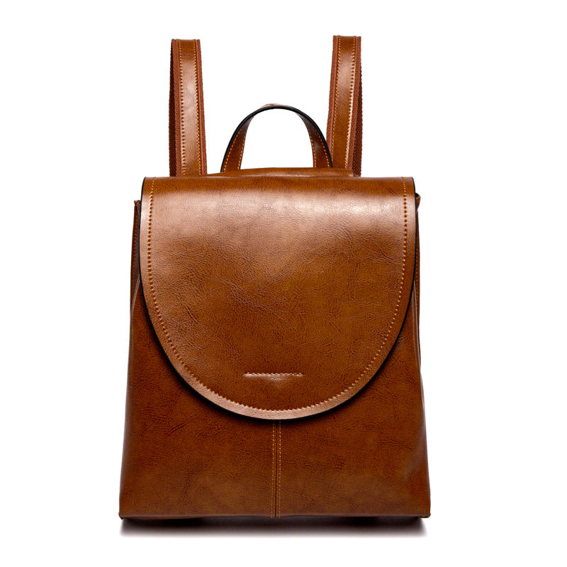 Fashionable Ladies Leather Rucksack