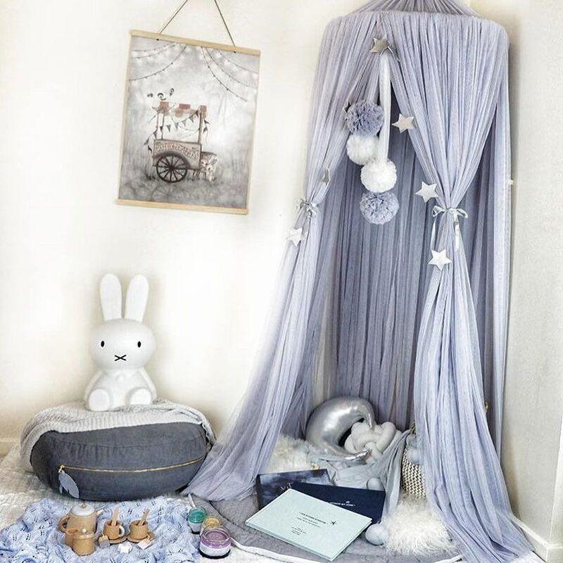 Soft Baby Bed Canopy - Cozy Nursery Shade