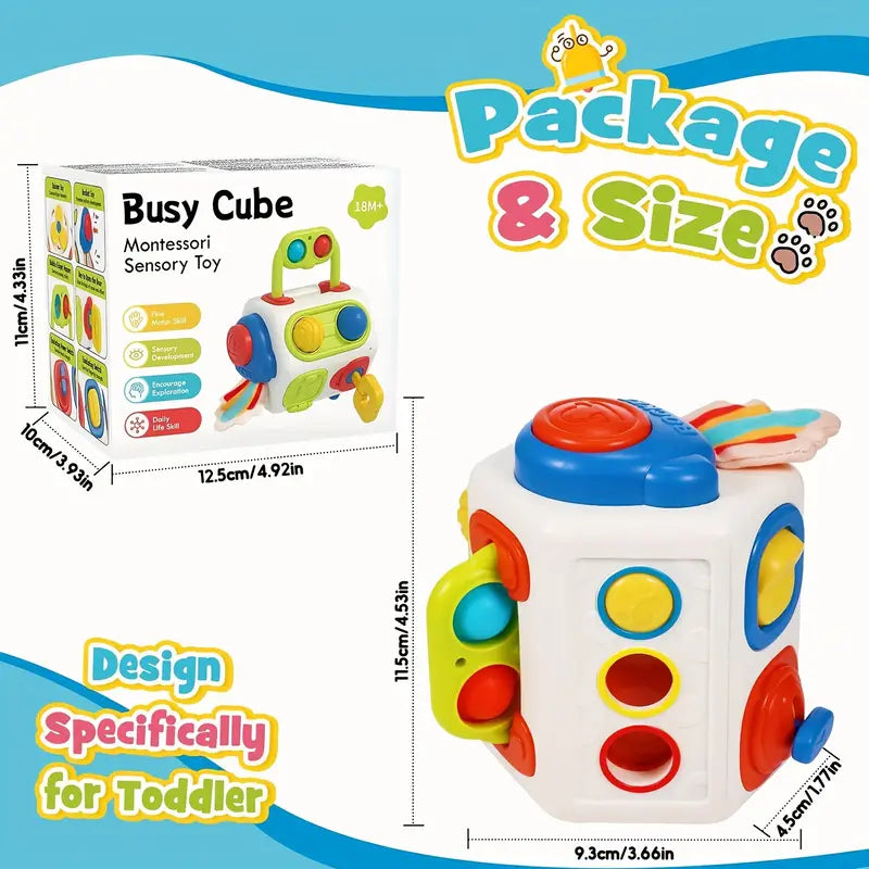 Colorful Baby Learning Cube Toy