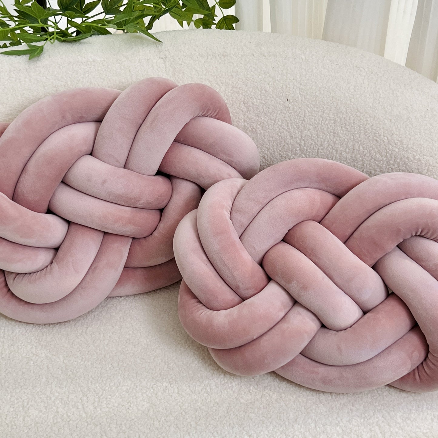 Plush Cloud Pillow - Soft Sleep Pillow with Button Detail