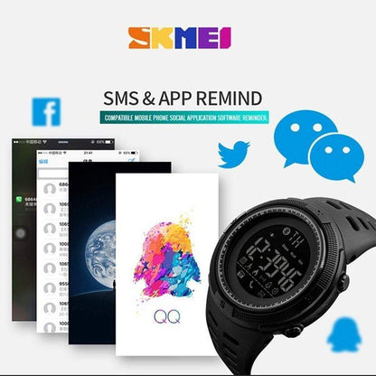 Fesara Men's Digital Fitness Tracker Watch