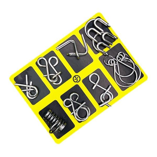 Challenging Metal Puzzle Brain Teaser Ring Toy - Fesara