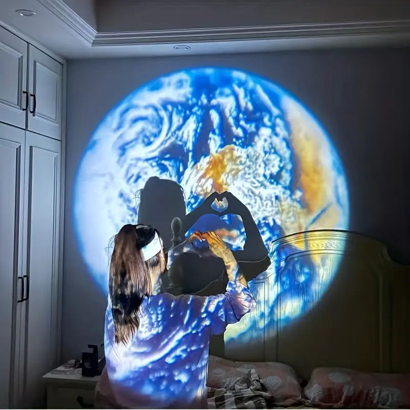 Giant Globe Pendant Lamp Earth Moon Design