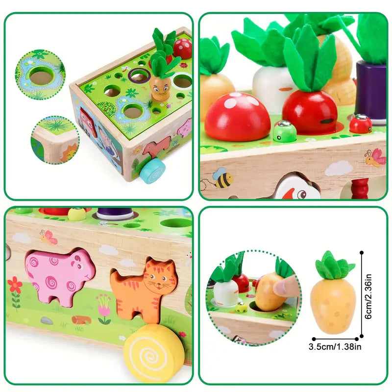 Fun Wooden Learning Block Toy