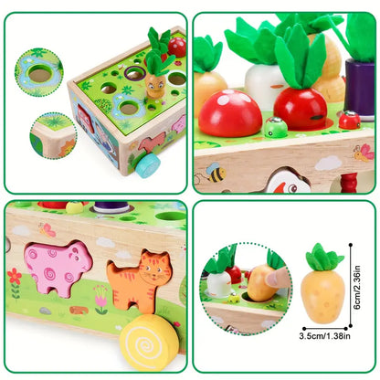 Fun Wooden Learning Block Toy