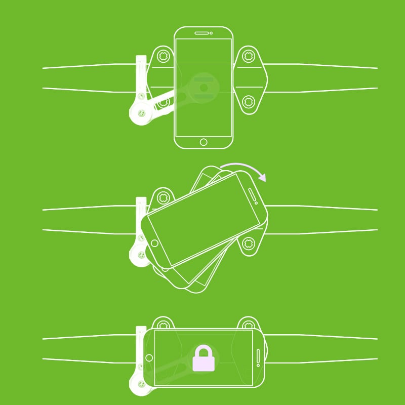 RideGuard Phone Mount - Secure Bike Phone Holder