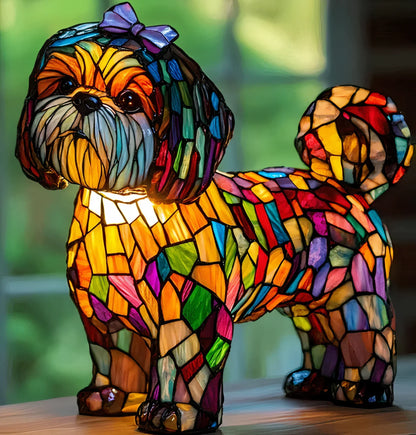 Heartwarming Dog Memorial Lamp