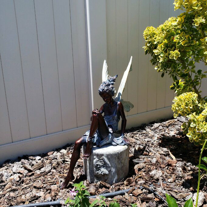 Magical Garden Fairy Figure - Durable Outdoor Decor Statue