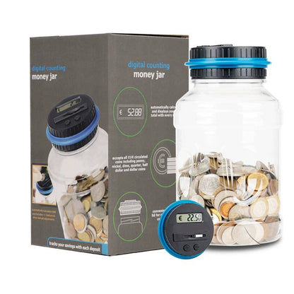 Electronic Coin Counter Money Jar
