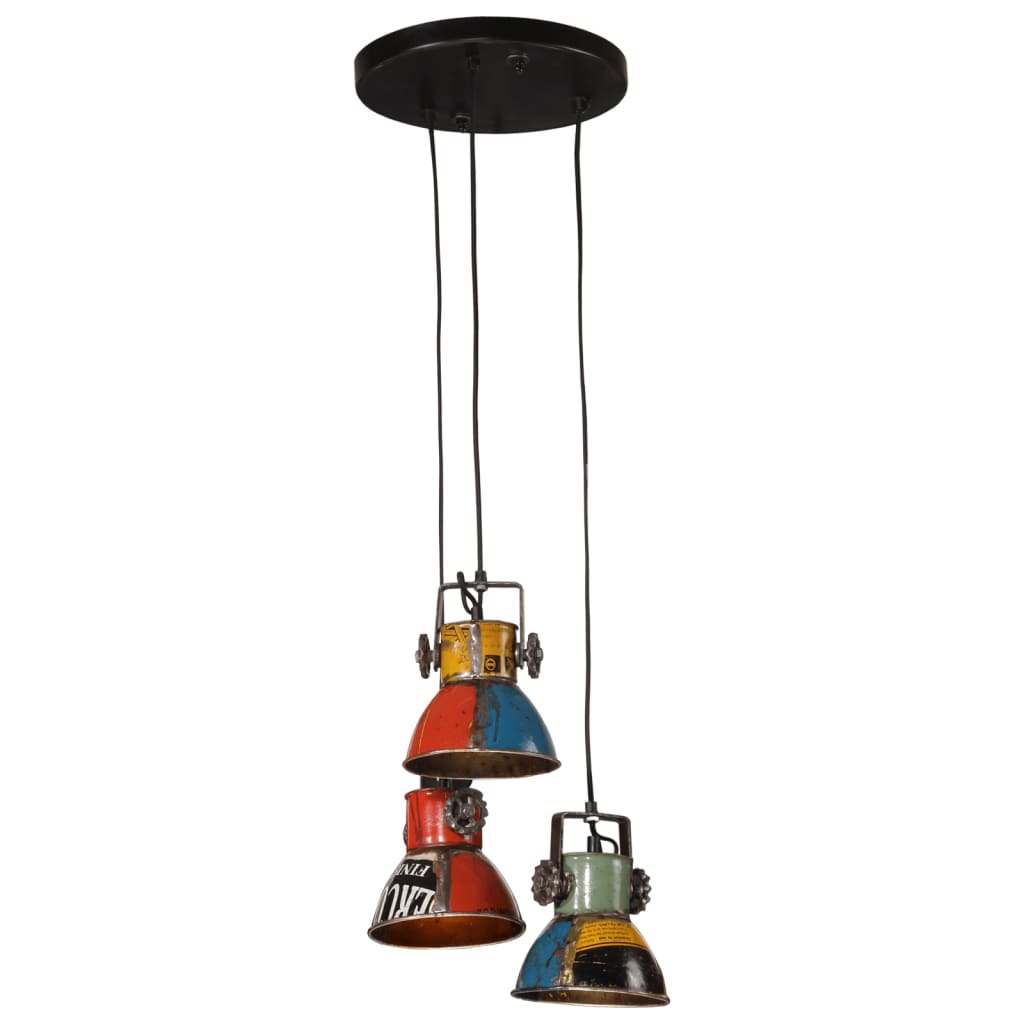 Edgy Metal Triangle Ceiling Light