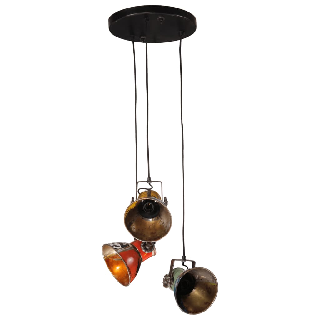 Edgy Metal Triangle Ceiling Light