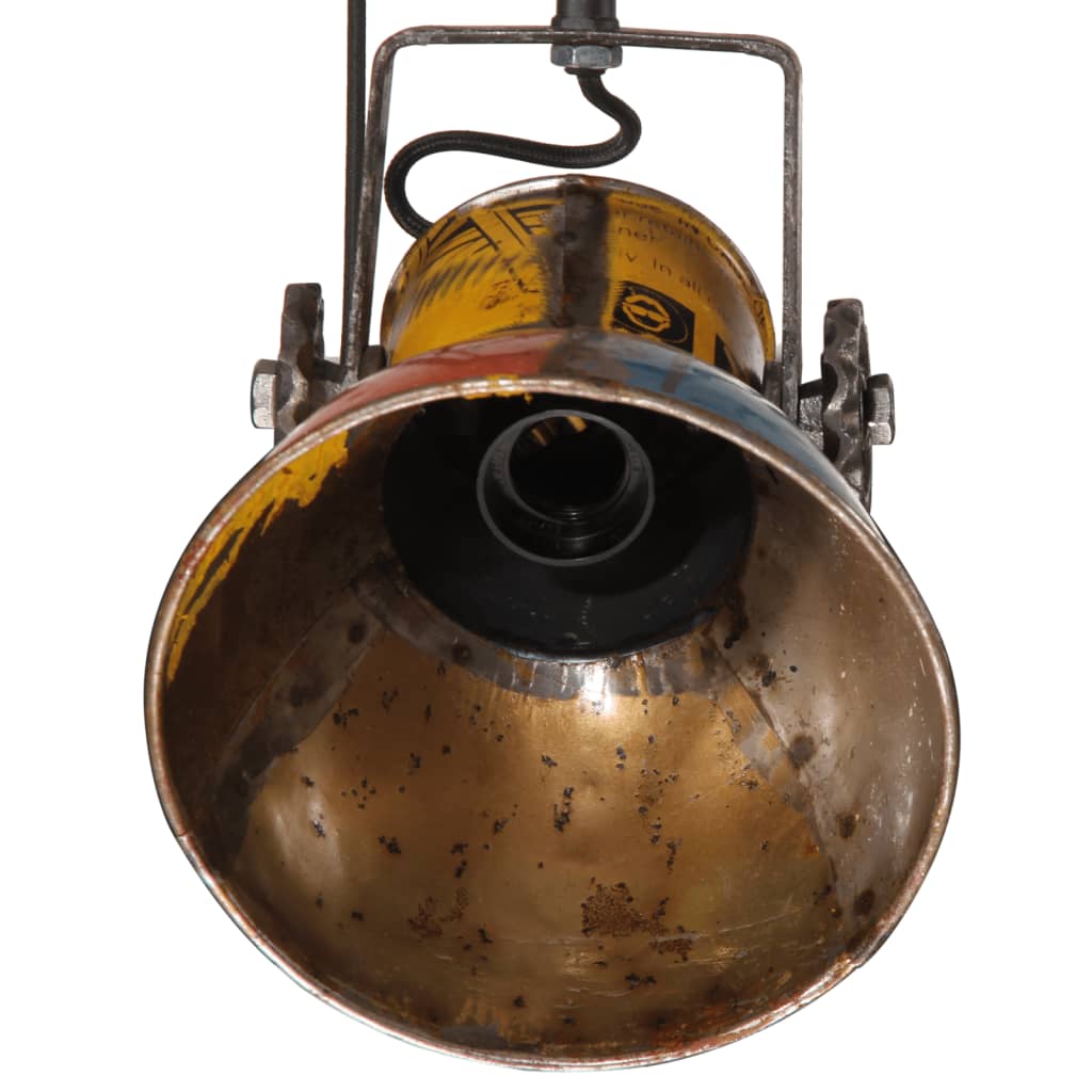 Edgy Metal Triangle Ceiling Light