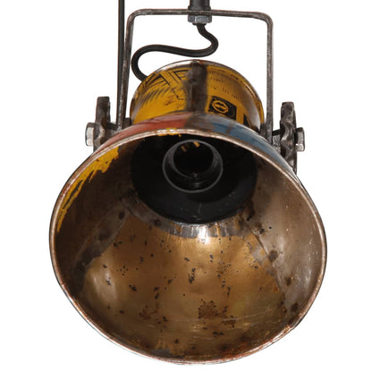Edgy Metal Triangle Ceiling Light