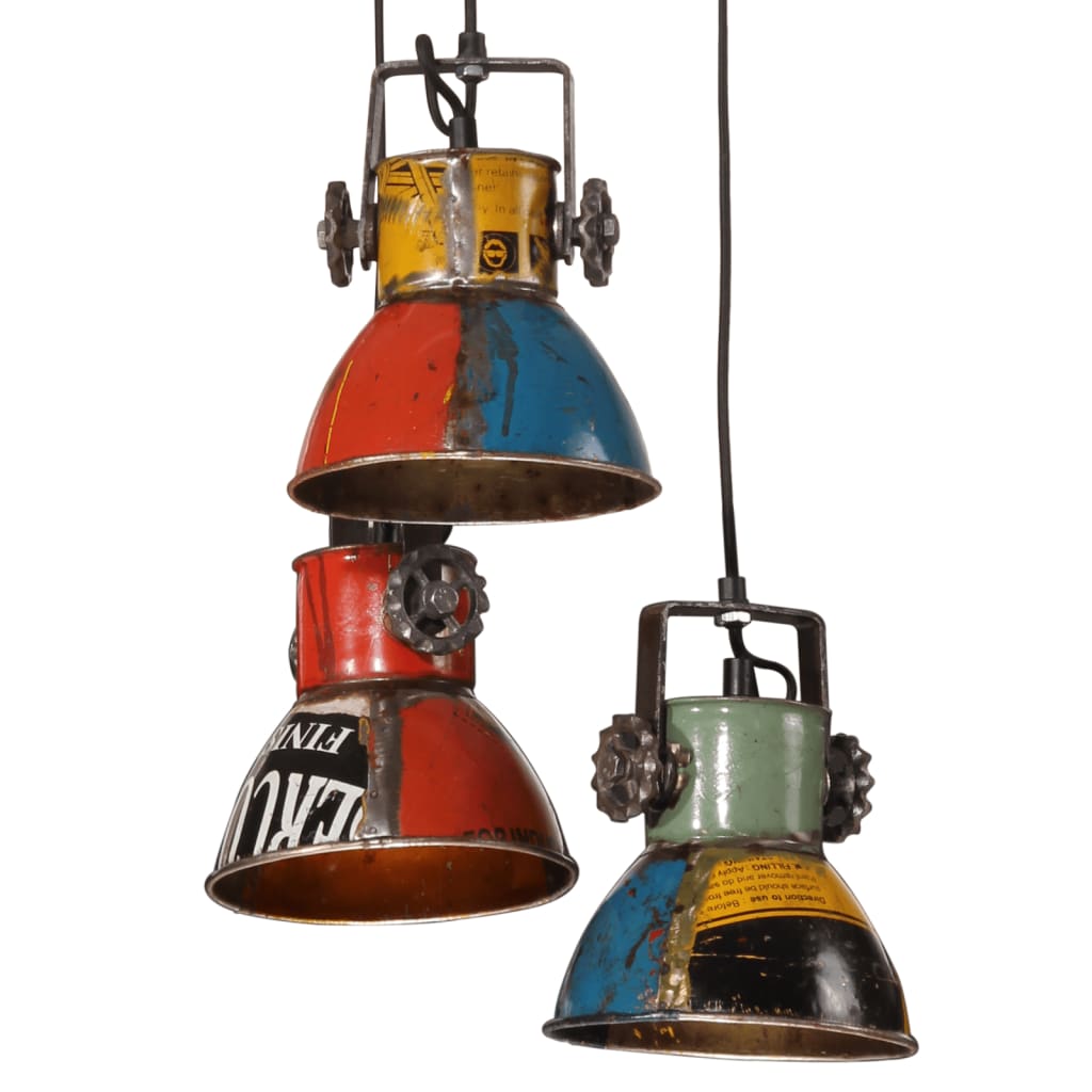 Edgy Metal Triangle Ceiling Light