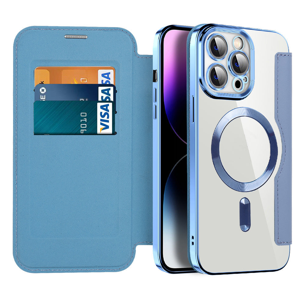 Slim Magnetic Flip Phone Case Cover