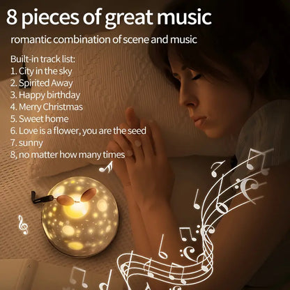 Fesara | Colorful Bunny Night Light Projector