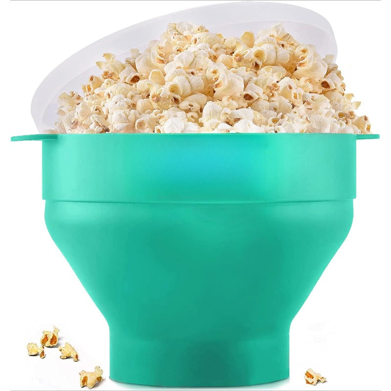 Easy Silicone Microwave Popcorn Maker - Fesara