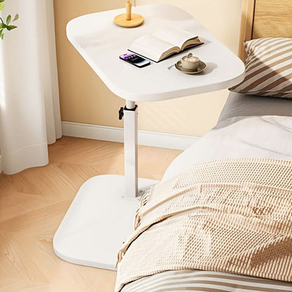 Space Saving End Table - Wooden Metal Frame