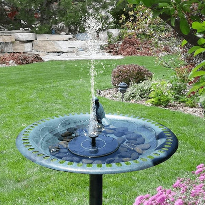 Serenene Outdoor Fountain Bird Bath