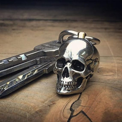 Tough Skull Pendant Keychain
