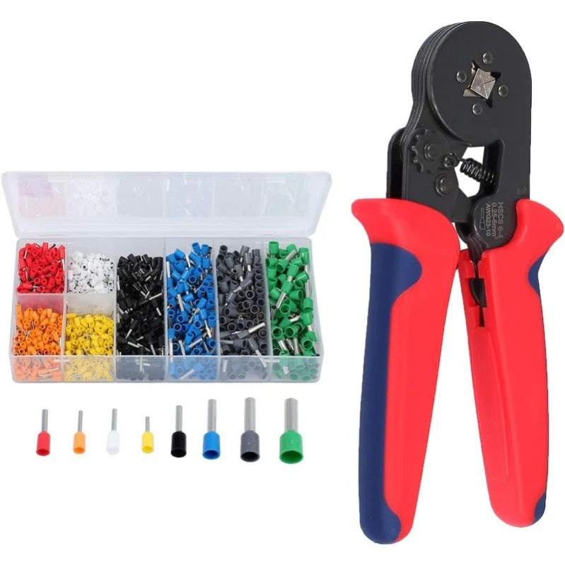Easy Use Crimping Tool Kit with Adjustable Ferrule
