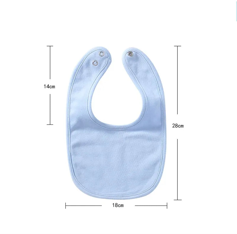 Gentle Baby Bib, Soft Cotton, Absorbent & Easy Clean