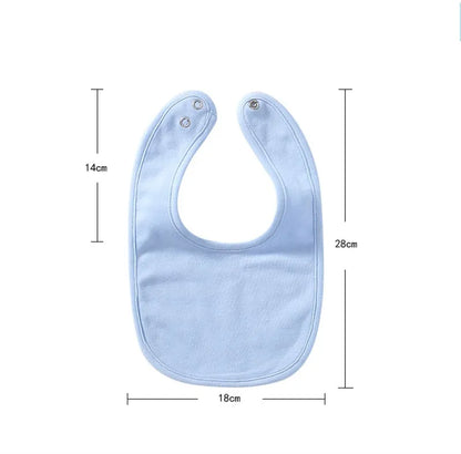 Gentle Baby Bib, Soft Cotton, Absorbent & Easy Clean