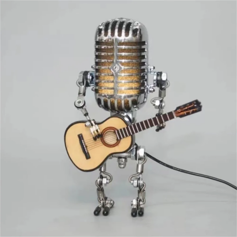 Vintage Style Guitar Table Lamp – Adjustable Warm Light