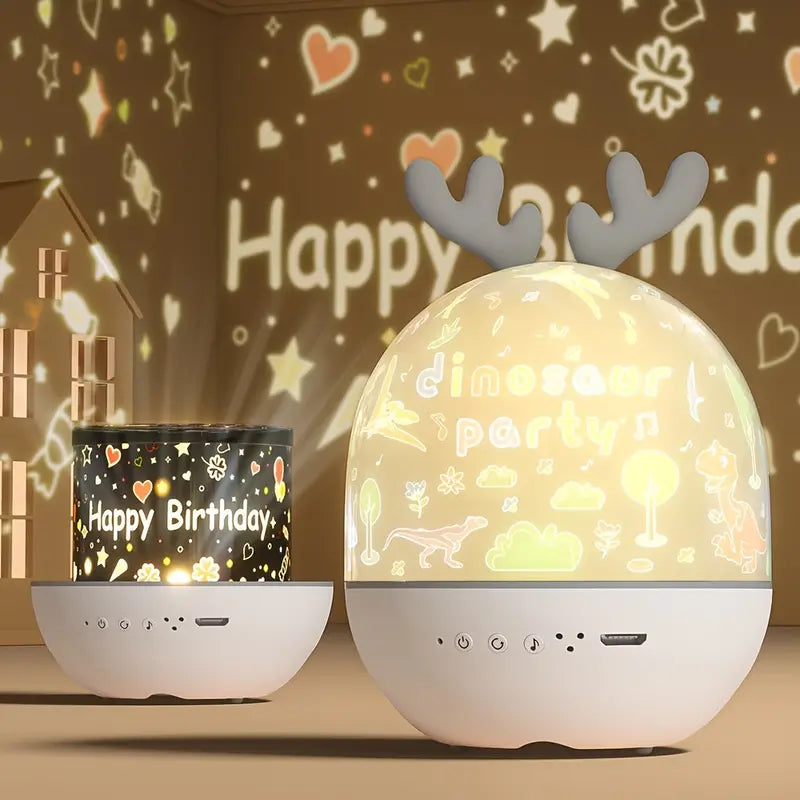 Fesara | Colorful Bunny Night Light Projector