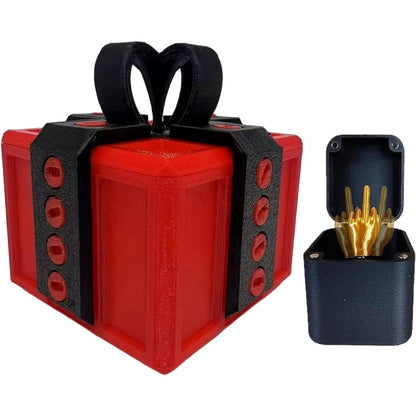 Funny Gag Gift Box Prank Toy Middle Finger Joke