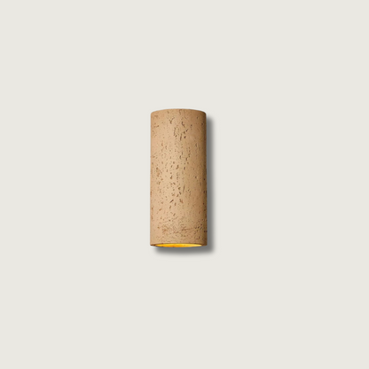 Rustic Concrete Effect Wall Lamp - Fesara