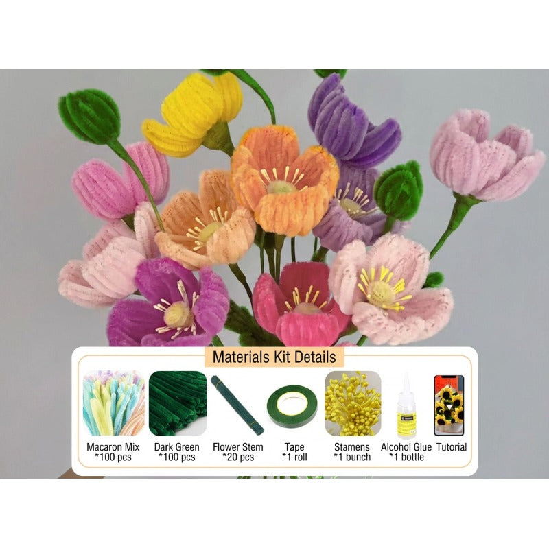 Easy Handmade Flower Crafting Set