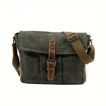 Vintage Style Canvas Crossbody Bag