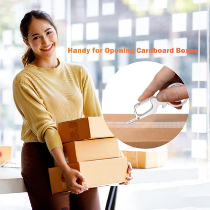 Practical 3-in-1 Keychain Clip with Zinc Alloy
